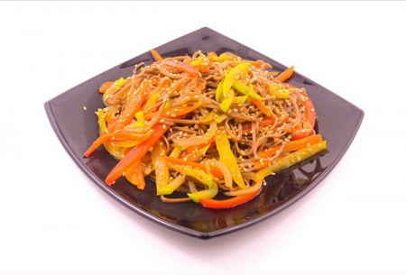 картинка ЛАПША ГРЕЧНЕВАЯ С ОВОЩАМИ ПИЦЦЕРИЯ "ВЕРОНА"